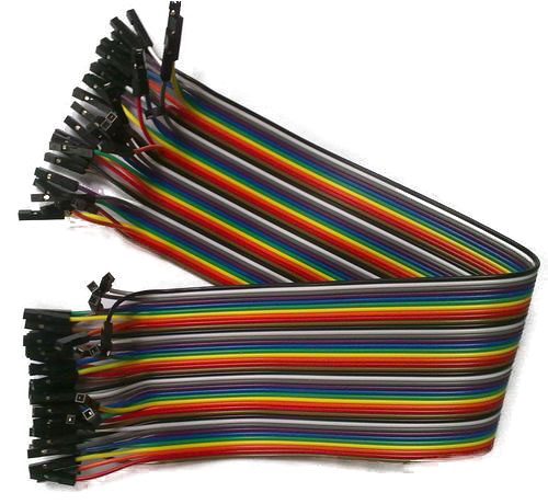 1 Pin Dual-female Jumper Wire--200mm 10pcs Pack
