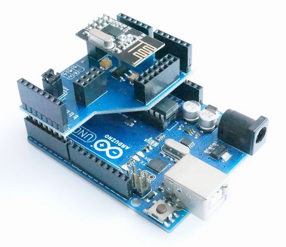 Wifi or nrf l wireless shield for arduino ebay