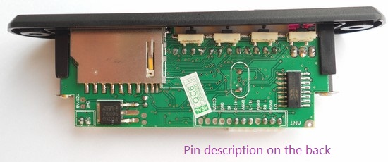 MP3 USB-SD Module w/ Radio & IR Control, 5V~12V Input, make player for ...