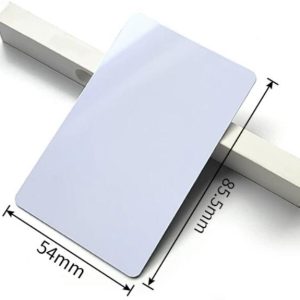 N8654 white PVC NFC cards 85.5 x 54mm 13.56MHz 10pcs