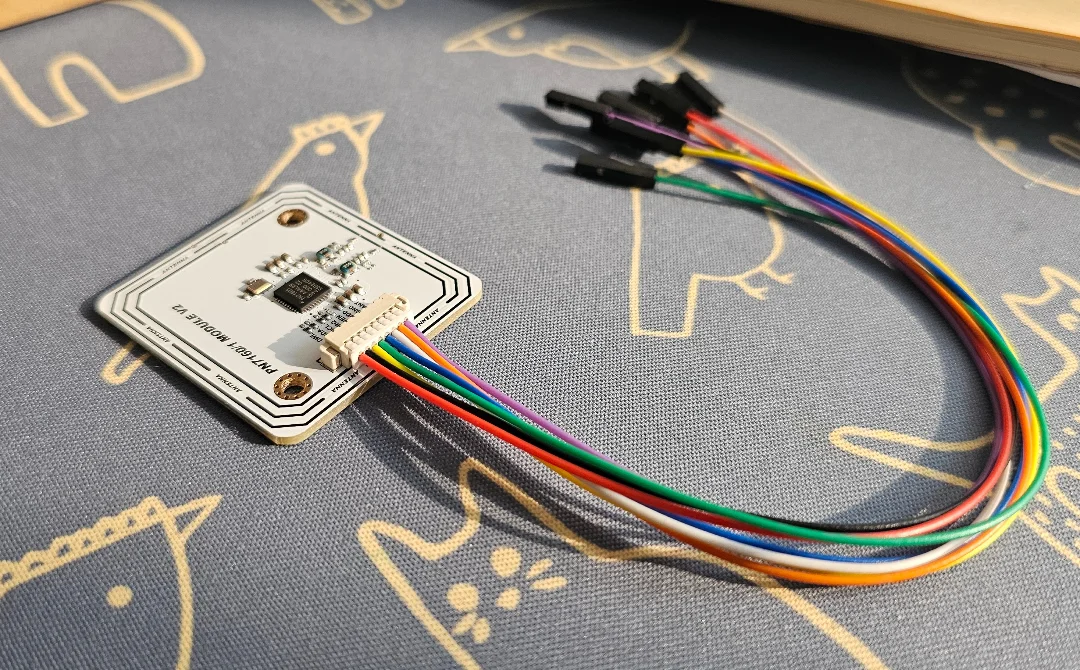 20240615_080046 PN7160 NFC RFID Module I2C – connector detail – ELECHOUSE
